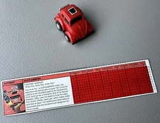 1985 G1 Transformers Cliffjumper RED 100% Complete with TechSpec Card