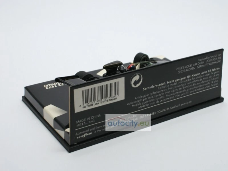 MINICHAMPS LOTUS 72 1972 E. FITTIPALDI 430720008 - Immagine 3 di 4