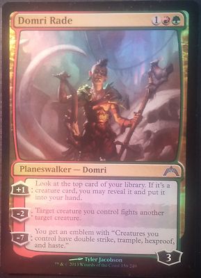 Domri Rade PREMIUM / FOIL VO - English Planeswalker - Magic mtg | eBay