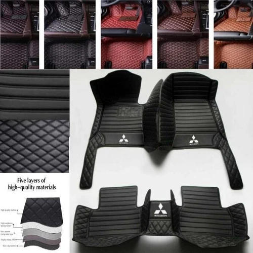 Fit for Mitsubishi Mirage Car Floor Mats Cargo Liners Auto Carpets Custom Mats - Imagen 6 de 38