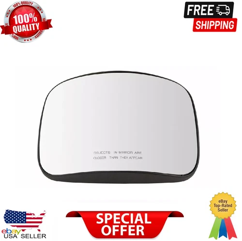 Dorman Hood Mirror Glass Convex Driver Side Left LH for Freightliner Cascadia