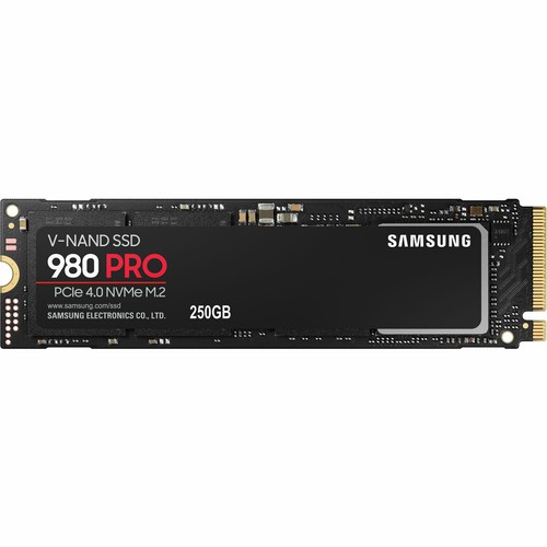 Samsung SSD 250GB 500GB 1TB 2TB 980 PRO Heatsink M.2 PCIe 4.0 Solid State Drives - Picture 7 of 12