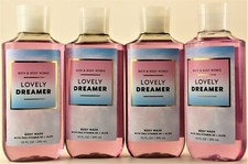 QTY 4 - Bath  Body Works LOVELY DREAMER Body Wash Shower Gel Shampoo 10oz