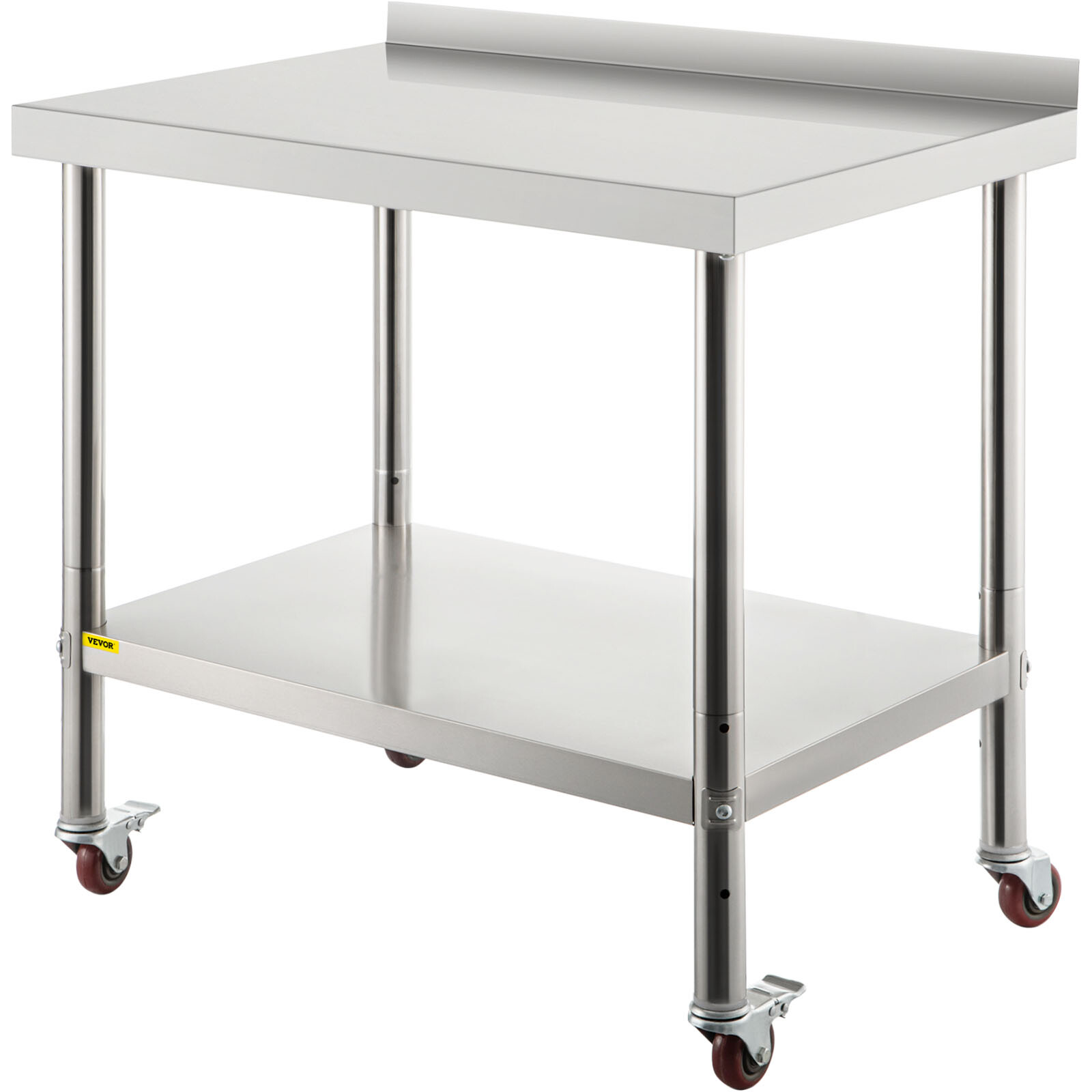Plan de travail 60x90cm VEVOR meuble de cuisine extérieur pour barbecue sur roulettes