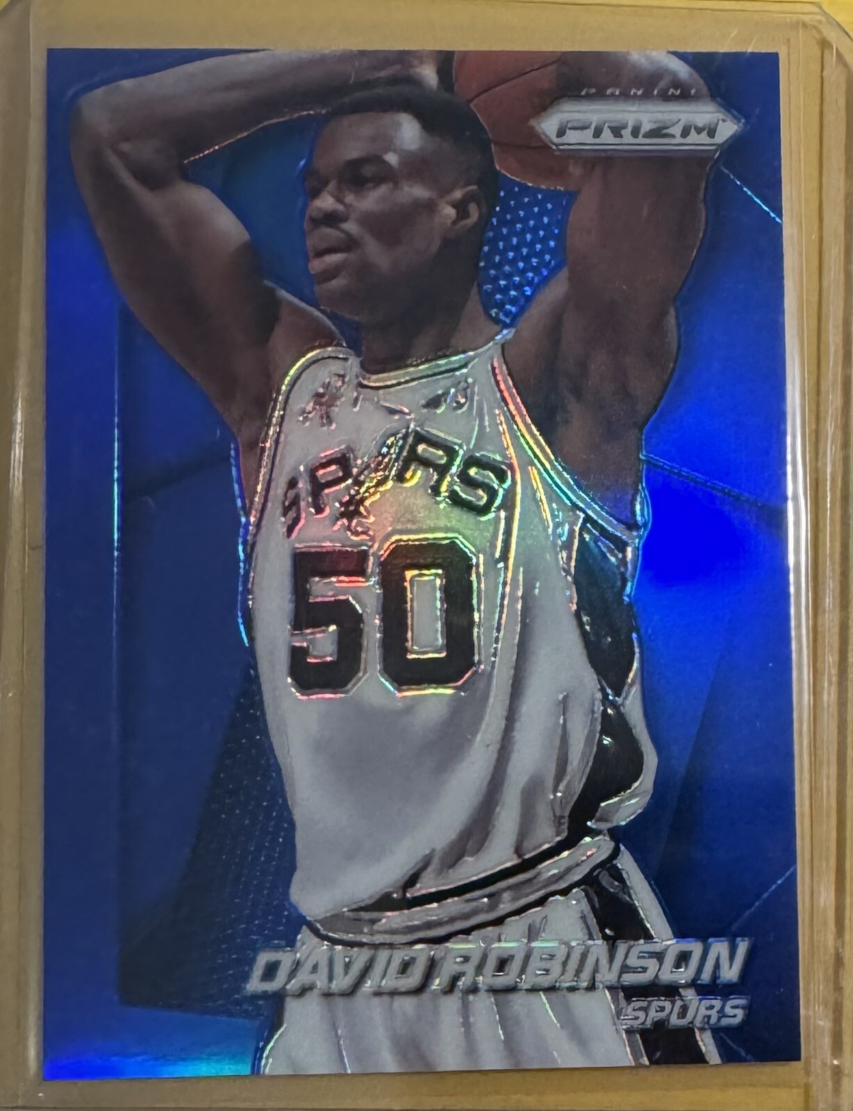 2014-15 Panini Prizm Blue /99 David Robinson #227 San Antonio Spurs Sp