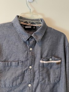 vans button down shirt