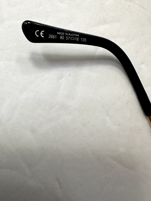 Vintage Christian Dior 2661 90 Optyl Black Sunglasses Frames  display picture 1