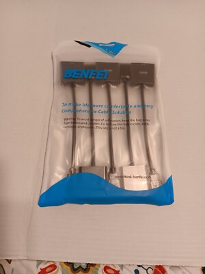 Benfei 54321 DP DisplayPort Male to DVI-D F Adapter 8'' Lot of 5, New Sealed
