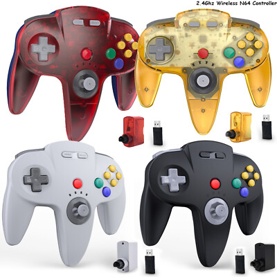 Wireless N64 Controller for Nintendo 64, Switch PC Mac Windows Raspberry PI