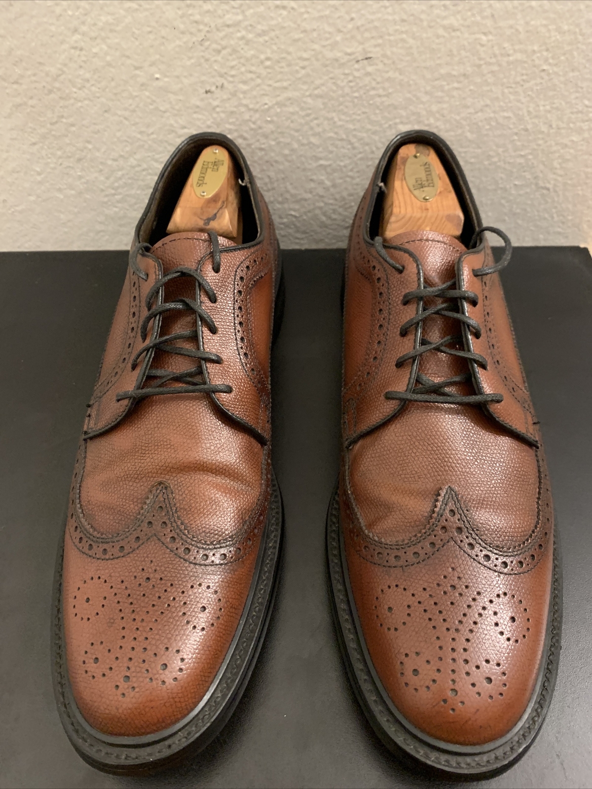STAFFORD Wingtip Derby Brown Made in U 