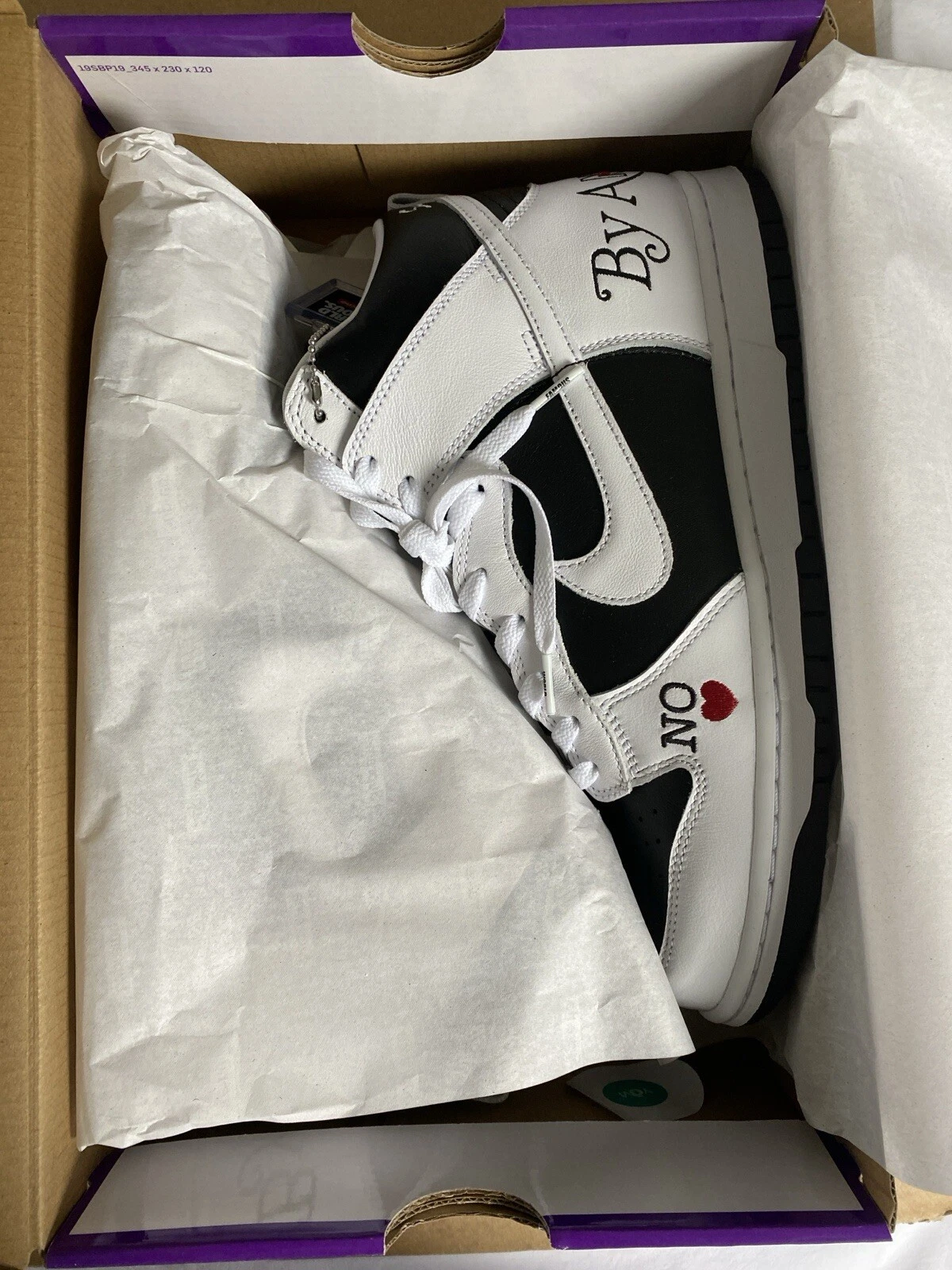 Supreme SB Dunk High By Any Means noir UK9,5 US10,5