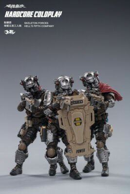 Joytoy 1/18 Mini Skeleton Forces Hell's Fifth Company Figur Puppe Modell