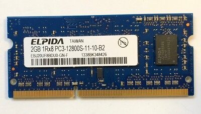 4GB RAM Memory Kit (2 * 2 GB) for Apple MacBookPro A1278 / 2GB 1Rx8 PC3-12800S-1
