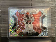 Panini 2020 Prizm Myles Garrett Unstoppable No Huddle Disco #9