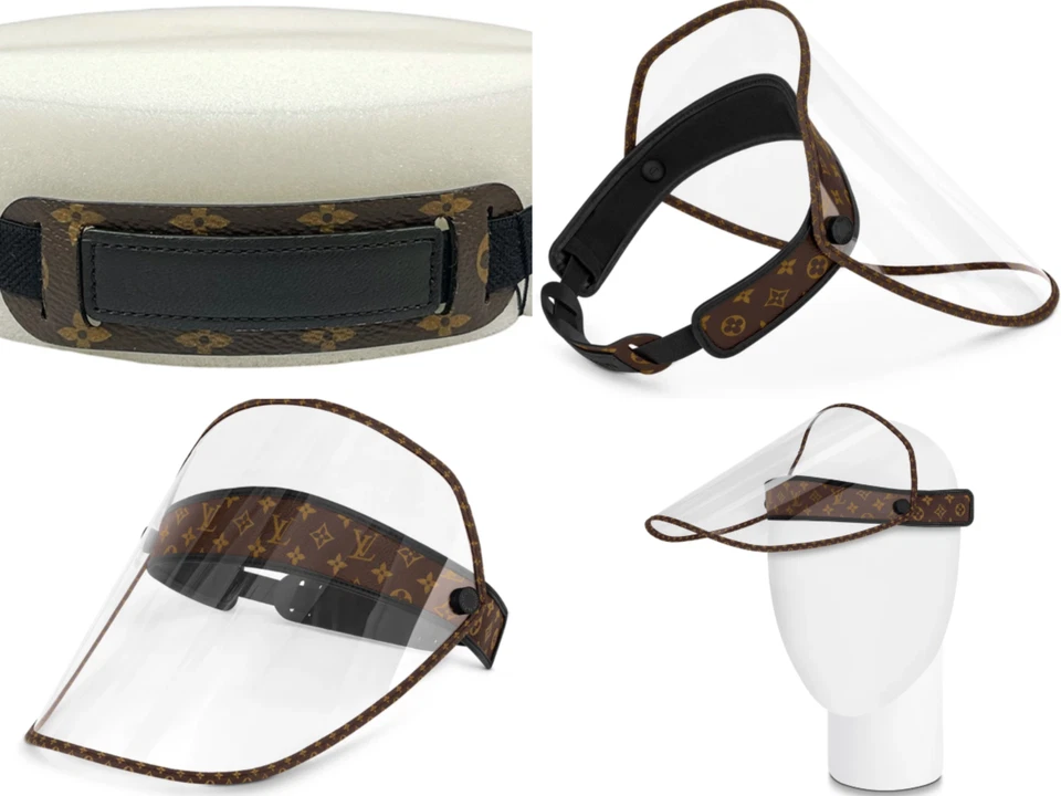 LOUIS VUITTON ANTI-UV  PHPTPCHROMATIC LV FACE SHIELD VISOR SUN CAP MONOGRAM HAT - Bild 4 von 4