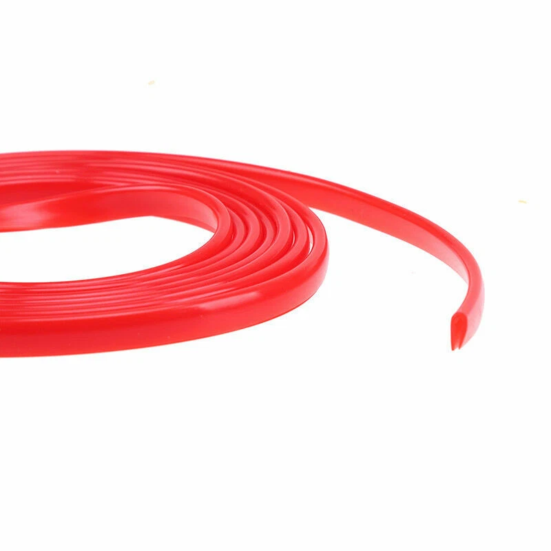 Edge Door Guard Trim Car Molding Protector Auto 20ft Strip Moulding Guards Red - Image 4 of 4