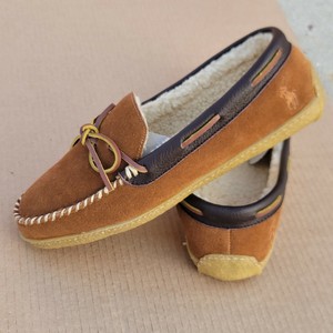 mens moccasin slippers ralph lauren