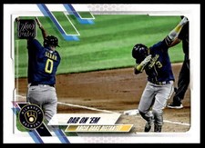 2021 Topps Series 1 #7 Dab on 'Em CL    Milwaukee Brewers