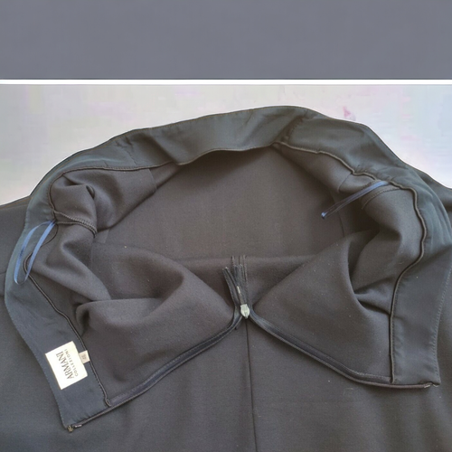 Armani collezioni gonna donna blu vintage 90S in viscosa tg. 46 - L - Imagen 7 de 10