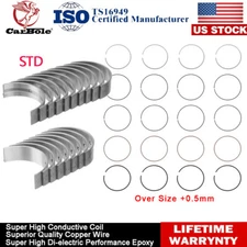 Oversize +0.5 Piston Ring & STD Main & Rod Bearing For Toyota COROLLA SCION 2.4L