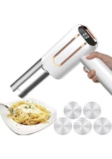 High Torque ￼5-in-1 Electric Pasta Maker Kitchen Pasta Machine Rechargeable NEW!