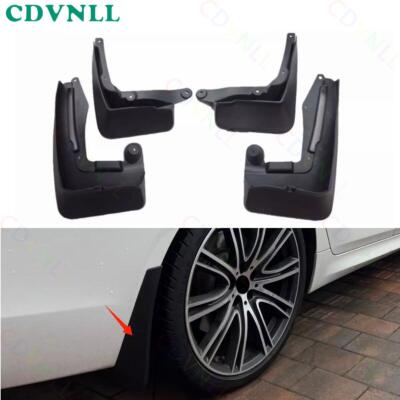 For BMW 5 Series G30 Sedan 2017-2023 Pack 4 Fender Mud Flaps Splash Guards Set