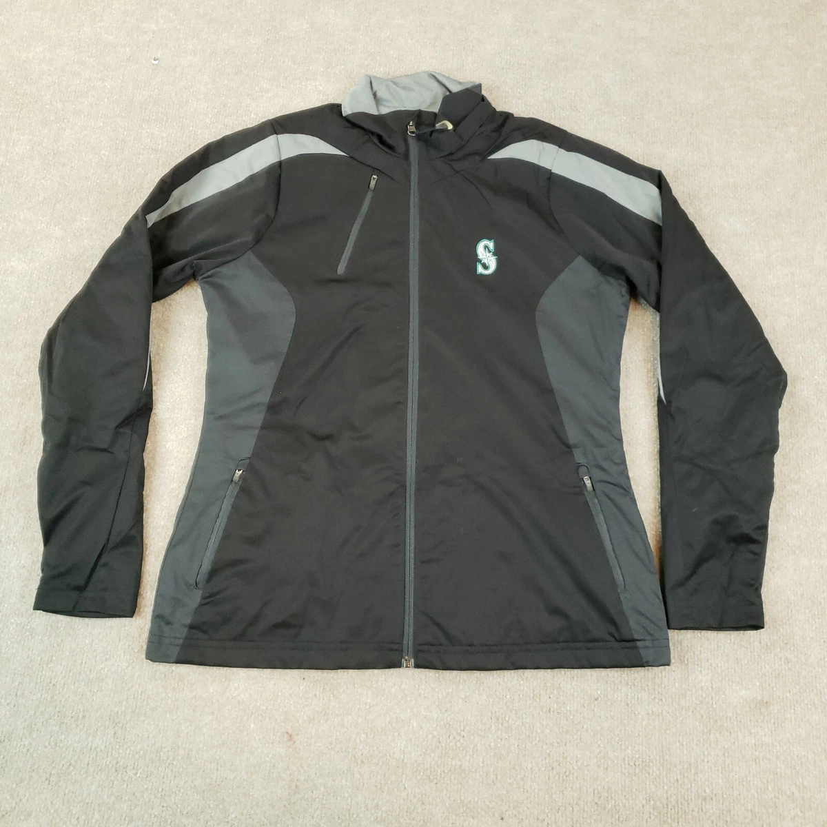 Veste zippée intégrale Chicago Fire Antigua Black Victory pour femme