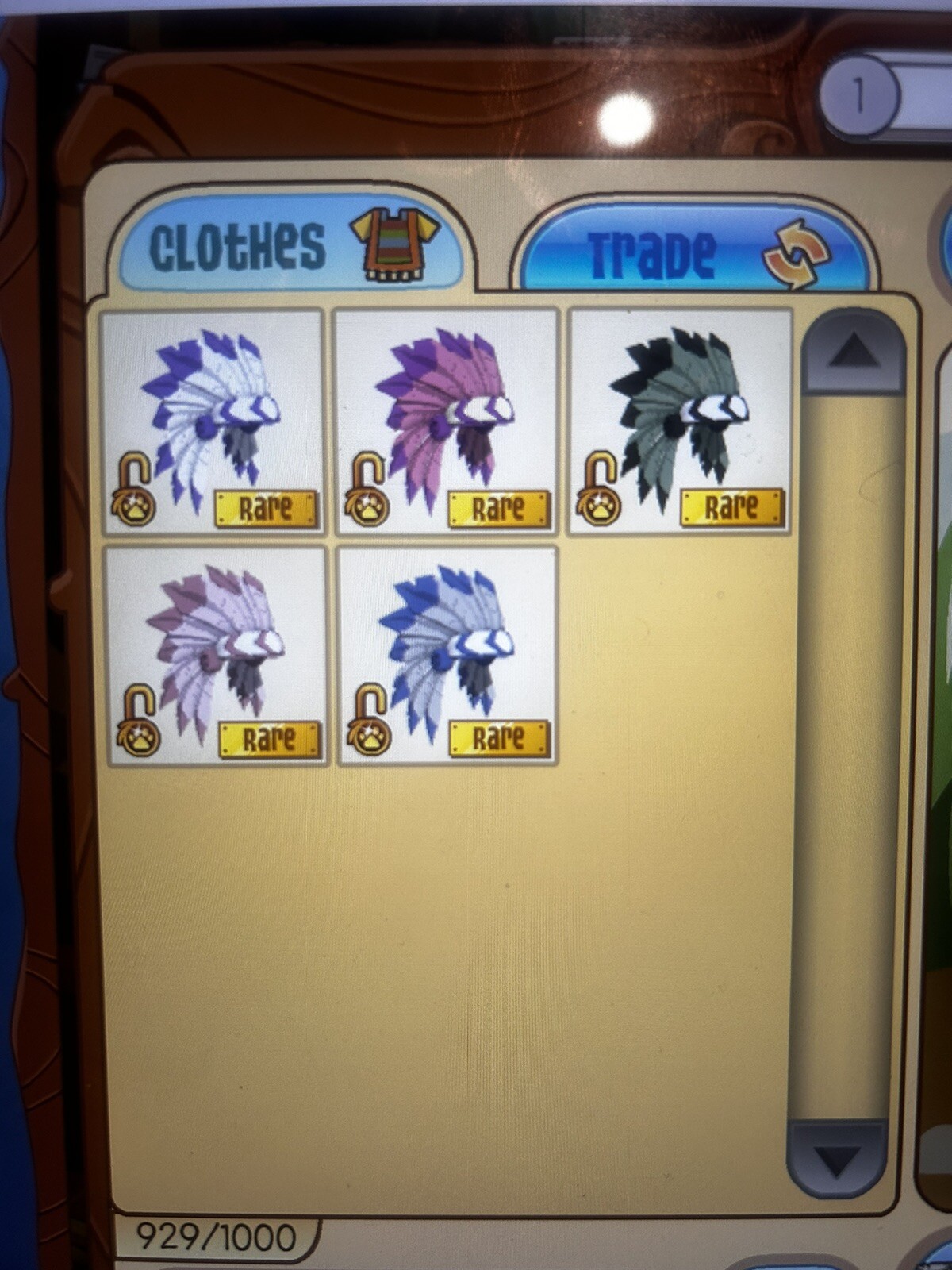 Animal Jam Classic AJC Rare Light Pink Headdress eBay