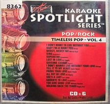 SC8362 TIMELESS POP       NEW  SOUND CHOICE  KARAOKE CDG LOT VA