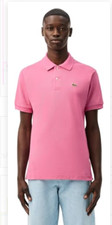 Lacoste Classic Fit Mens Short Sleeve L.12.12 Pique Polo Shirt, Reseda