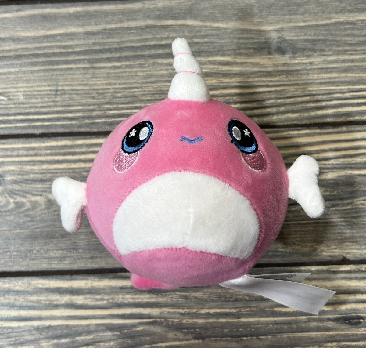 Squeezamals Scented Plush Pink Narwhal Squishy Series Pet