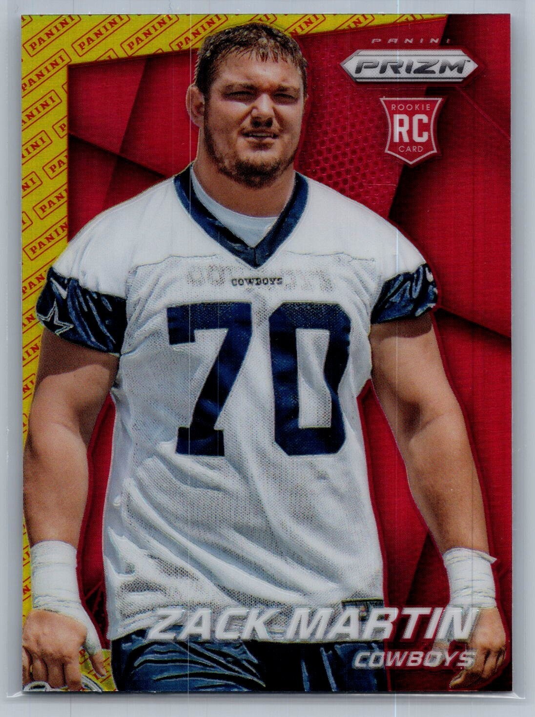 2014 Panini Prizm - Zack Martin #297 Panini Logo Prizm (RC) - NM-MT