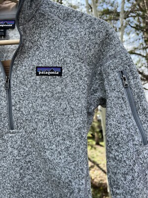 patagonia グリセード　XL USA Patagonia 1/4 Zip Island Escape: Better Sweater - Forge Grey | UE
