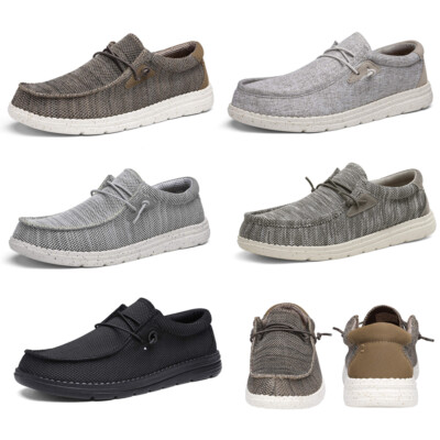 Men's Lightweight Stretch Loafers Casual Slip-on Sneakers Shoes Size