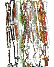 BEST SELLER-12pc Mix Lot wholesale Religious full Rosary Crucifix Cross 