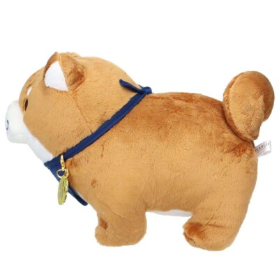 Chuken MOCHISHIBA Stuffed Toy S Size With Charm Okaka Shiba Inu