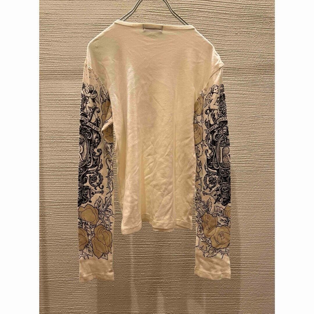 00s archive Yasuyuki Ishii long sleeve T-shirt label super 00s archive Yasuyuki Ishii long sleeve T-shirt label super