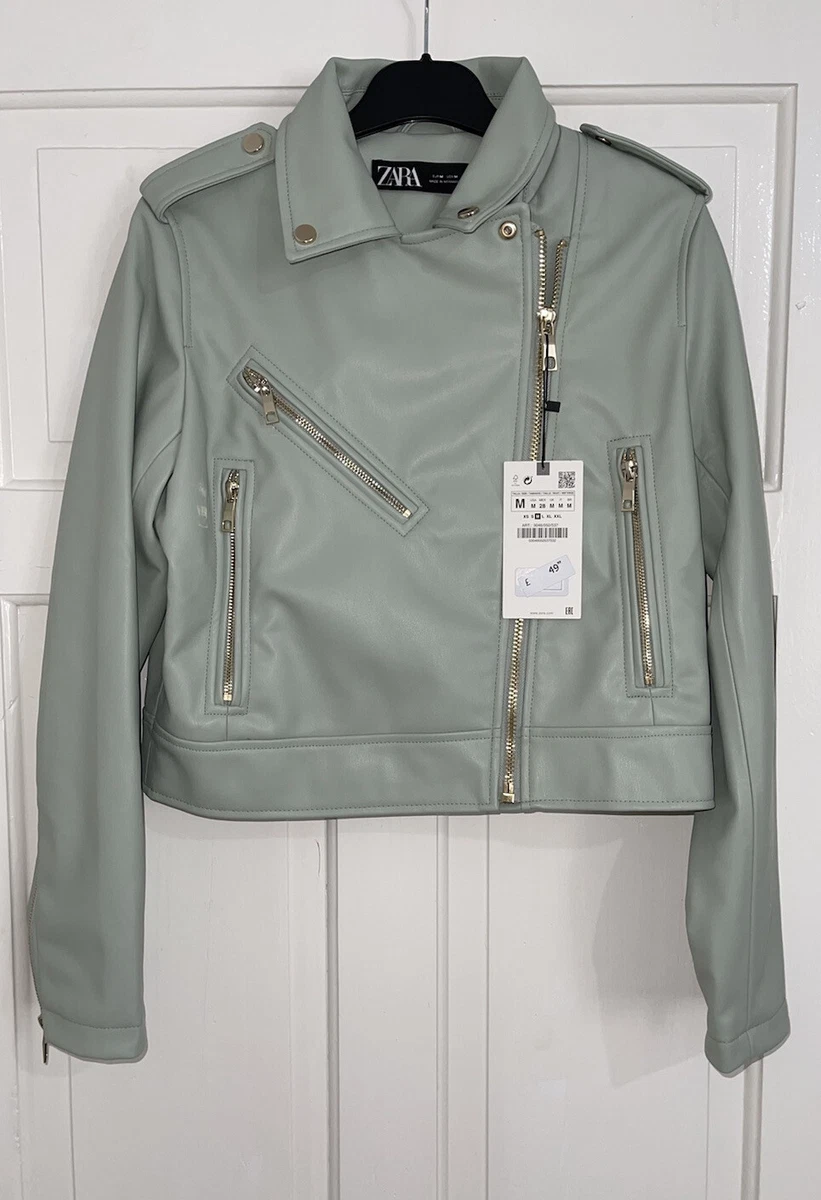 Zara baby clearance blue leather jacket