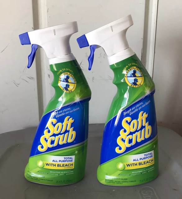 Soft Scrub Total All Purpose With Bleach Cleaner 25.4 Oz Foam or Spray