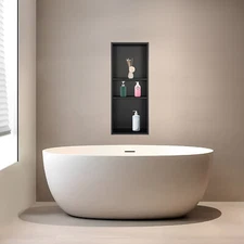 304 Stainless Steel Shower Niche 3-Tiers Shower Niche Shelf for Bathroom Storage