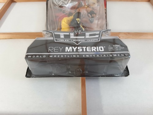 WWF WWE TLC Tables Ladders Chairs Rey Mysterio Action Figure Mattel Rare Limited - Picture 6 of 8