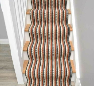 Streifen Treppenteppiche Teppiche extra lang breit Flurläufer sehr schmal für Treppen