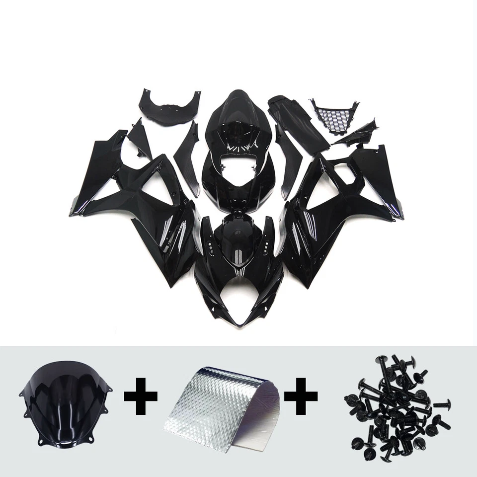Kit de carenados de plástico ABS para carrocería de inyección Suzuki GSXR1000 K7 07 2007 2008 Foto 4 de 4