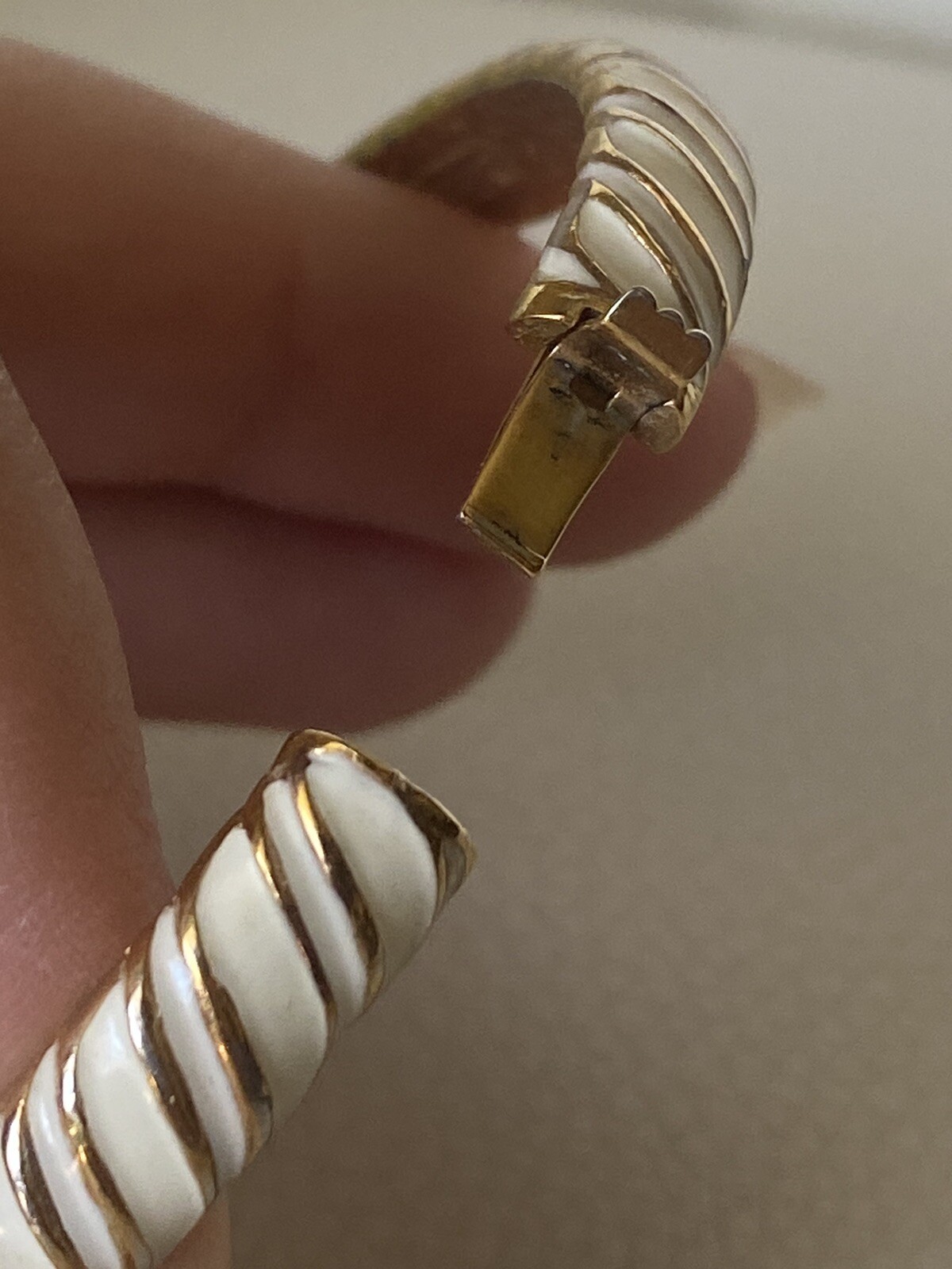 CINER Spring Hinged Bangle Bracelet - image 5