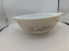 Vntg PYREX #442 1.5L Forest Fancies Mushroom Cinderella Nesting Mixing Bowl MINT