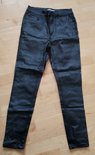 Janina Damen Kunstlederhose Schwarz Gr. 38 Sk...