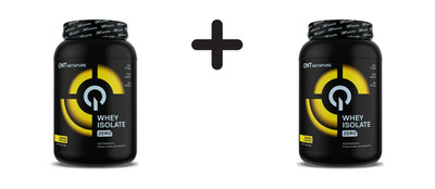 2 x QNT Metapure Zero Carb Whey Isolate (908g) Banana (60,57 EUR/kg)