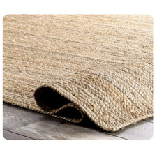 Tappeto Ikea tessuto piatto grande spesso iuta naturale tappeto pavimento marrone 120x180 cm