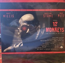 12 Monkeys LaserDisc 1996 Laser Disc Widescreen Bruce Willis WS LD MINT SEALED