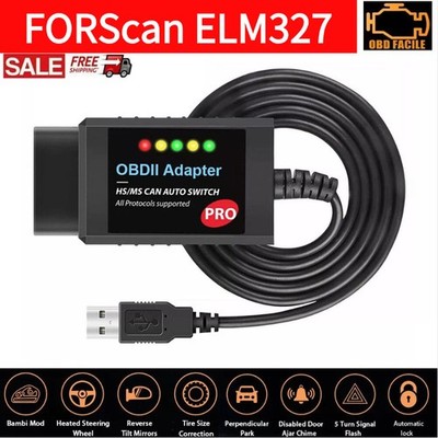 Forscan ELM327 USB Auto Diagnosegerät KFZ OBD2 Tester Scanner Tool Für Ford F350